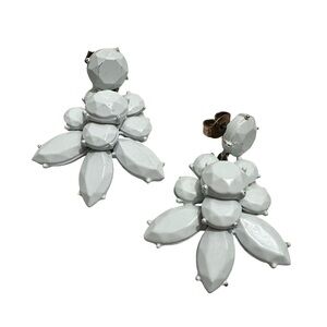 Authentic J. Crew Light Blue Petal Earrings